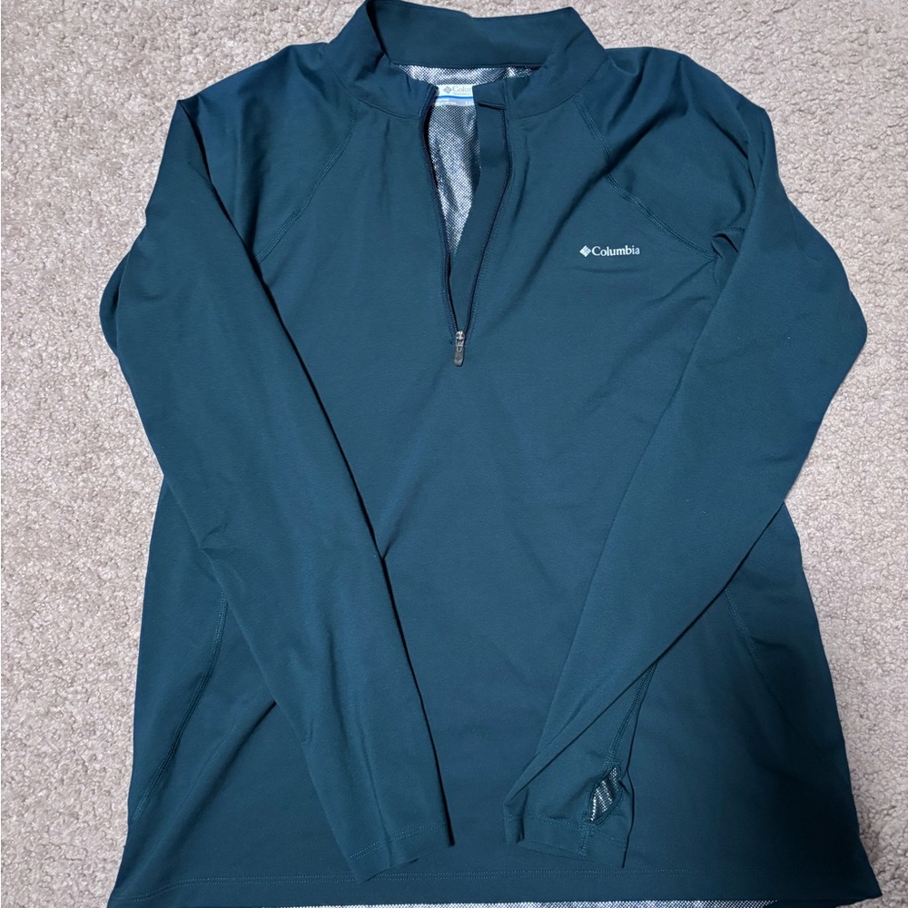 Columbia Dark Green Long Sleeve Pullover